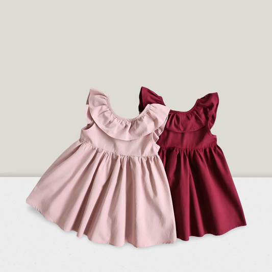 Cotton Pleated Backless Summer Dress for Girls: The Perfect Summer Essential