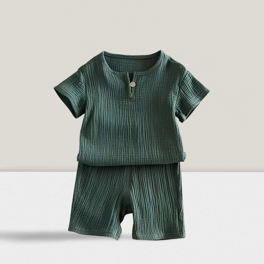 Linen Sports Clothes for Trendy Baby Girls and Boys